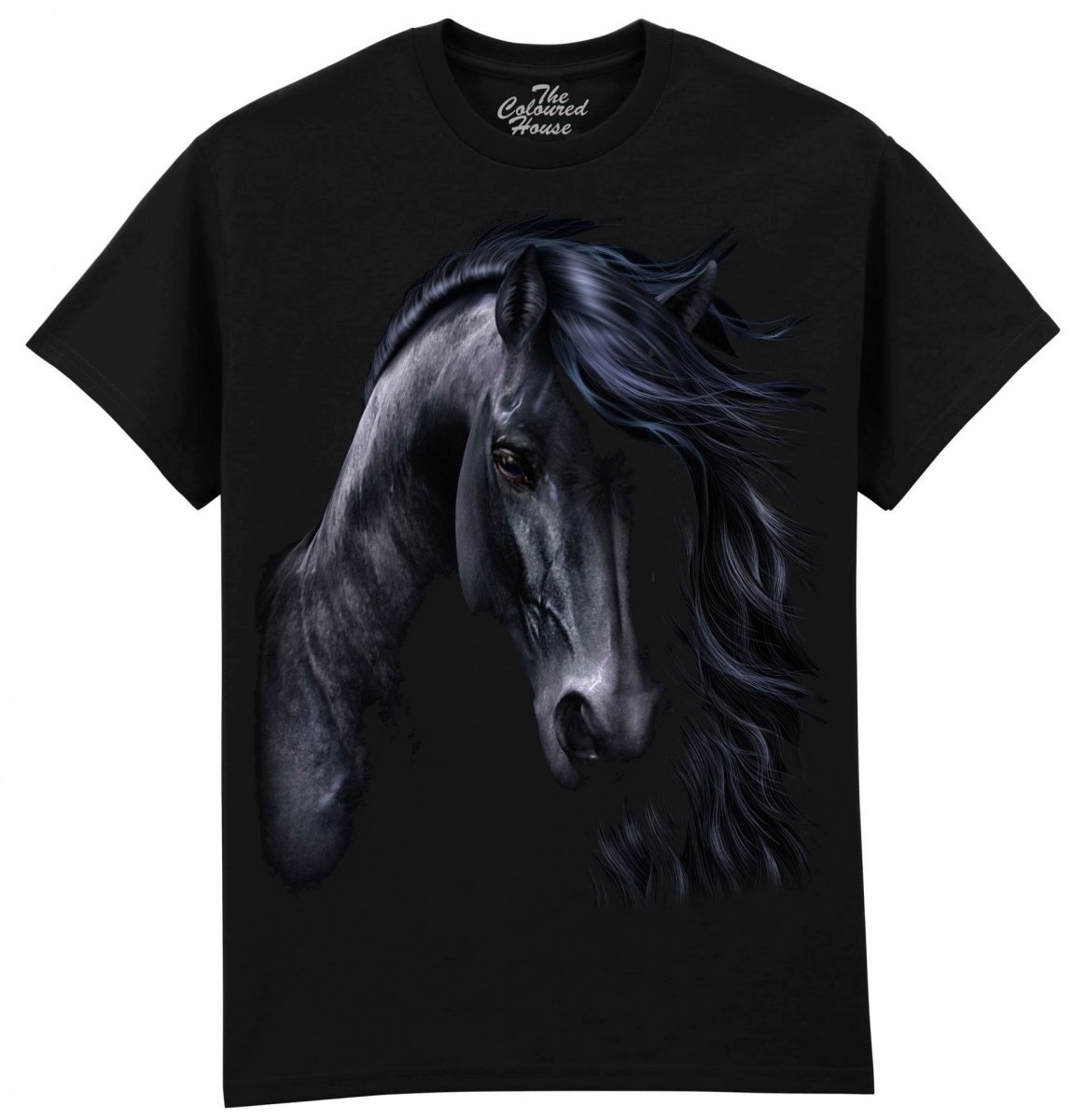 Tričko s černým koněm Black Horse Tch 3XL