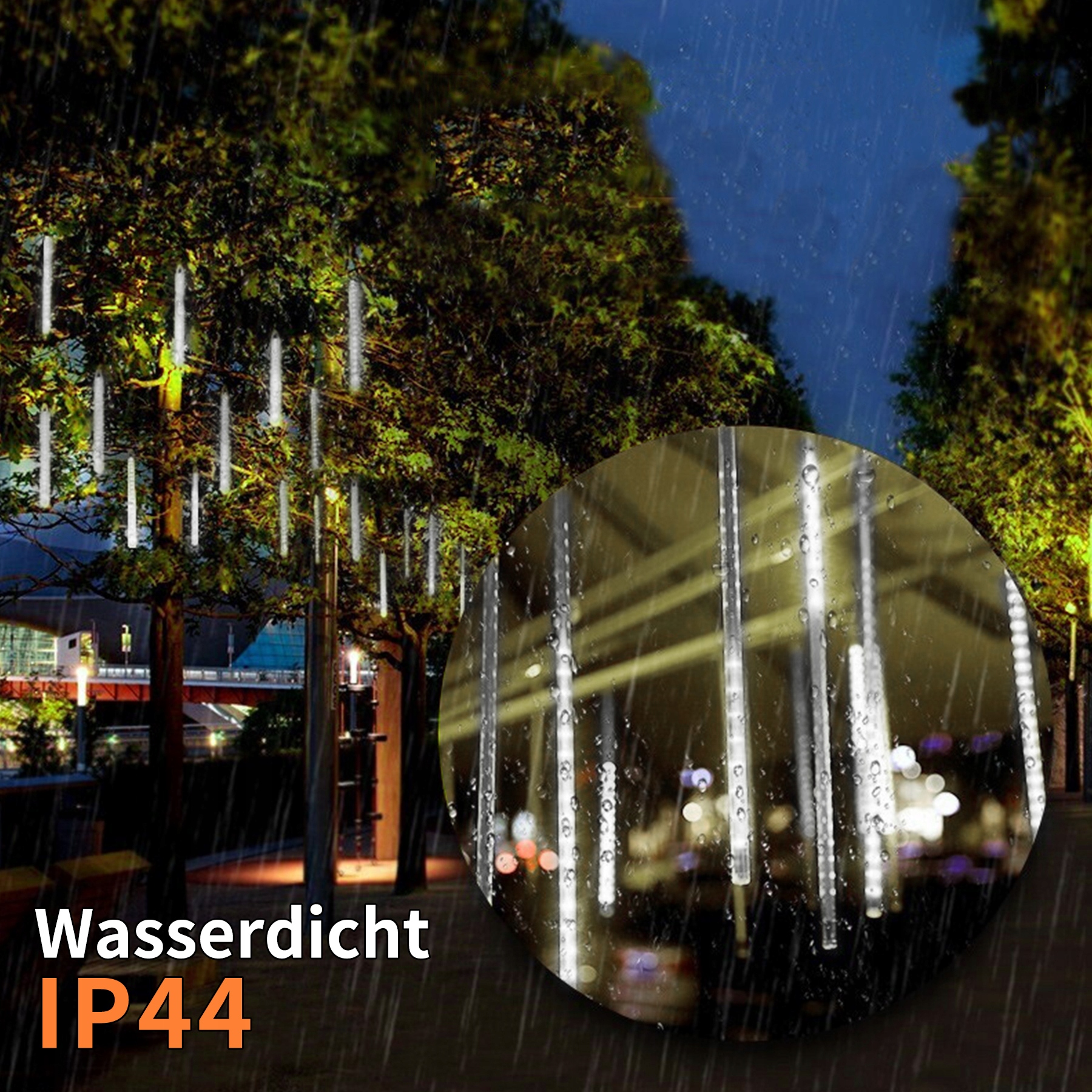 LAMPA LED SOPLE METEORY 30 cm Motyw sople