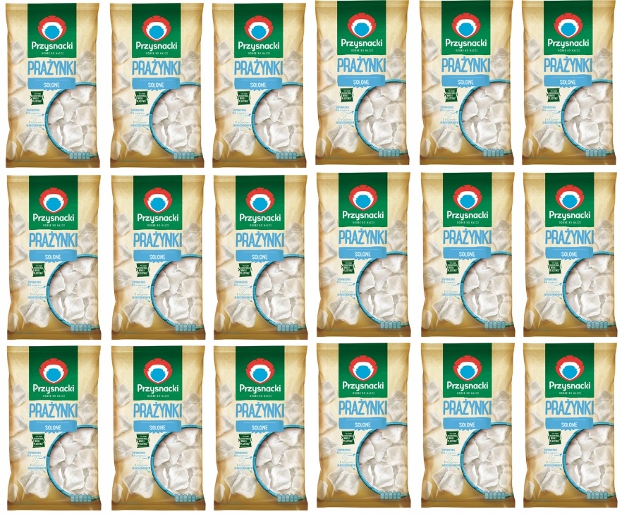 18x 110g Przysnacki Chrupki Prażynki solone Karton