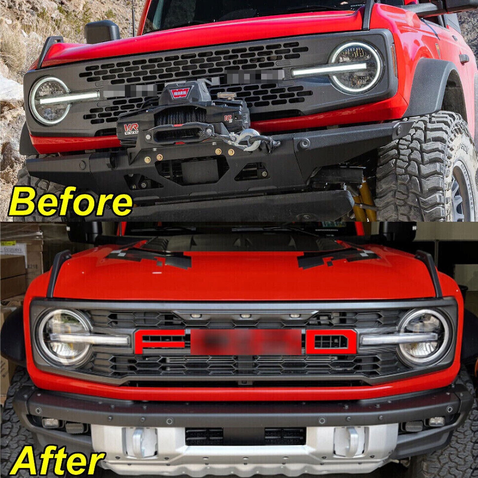 GRILL PRZEDNI FORD BRONCO 2021-2023 Typ samochodu 4x4/SUV