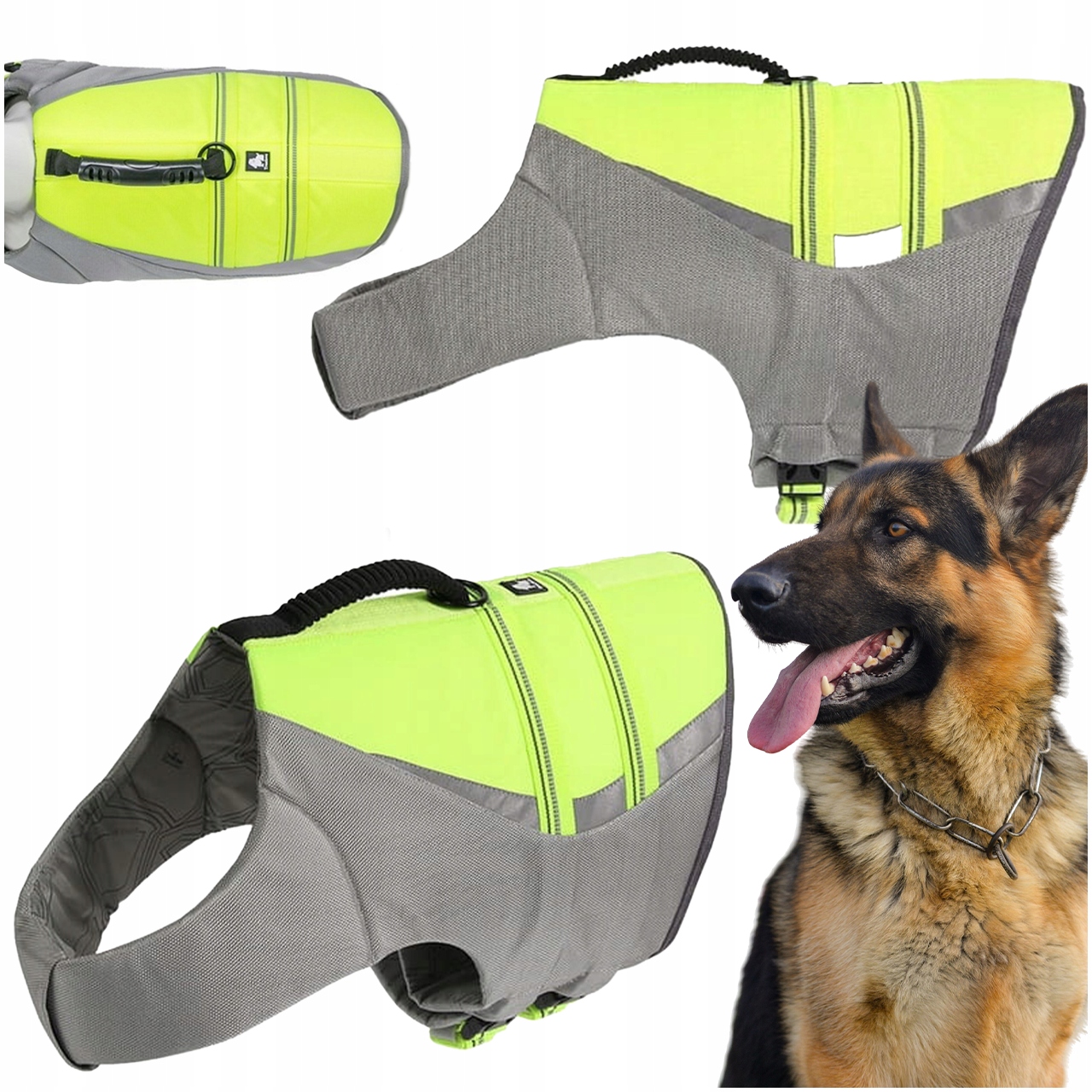 Levně Záchranná Vesta Kapok Pro Psa Truelove Dive Žlutá Lehká Velký Pes L