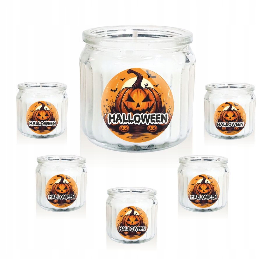 Świeczka dekoracyjna na HALLOWEEN 5szt. DEKORACJE na stół świeca zapachowa Marka inna