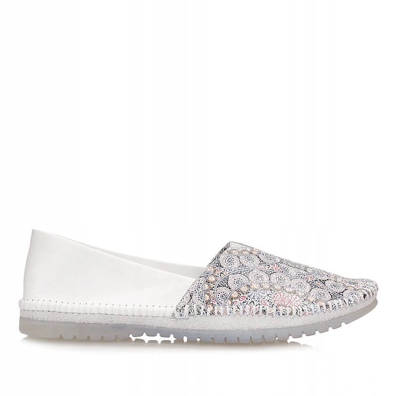 Dámské polobotky Maciejka 1930W-66/00-0 bílé kožené baleríny