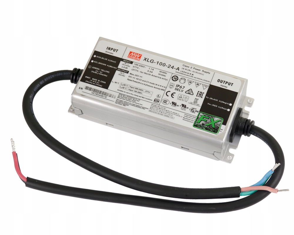 Mean Well XLG-200-12-A Led napájecí zdroj, IP67 192W, 12V, 16A CV CC