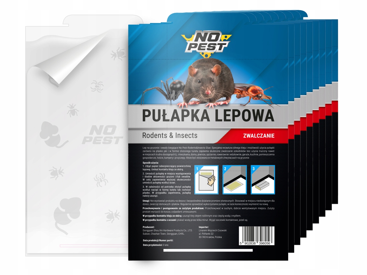 

Lep Klej Pułapka Na Myszy Owady Pająki Insekty