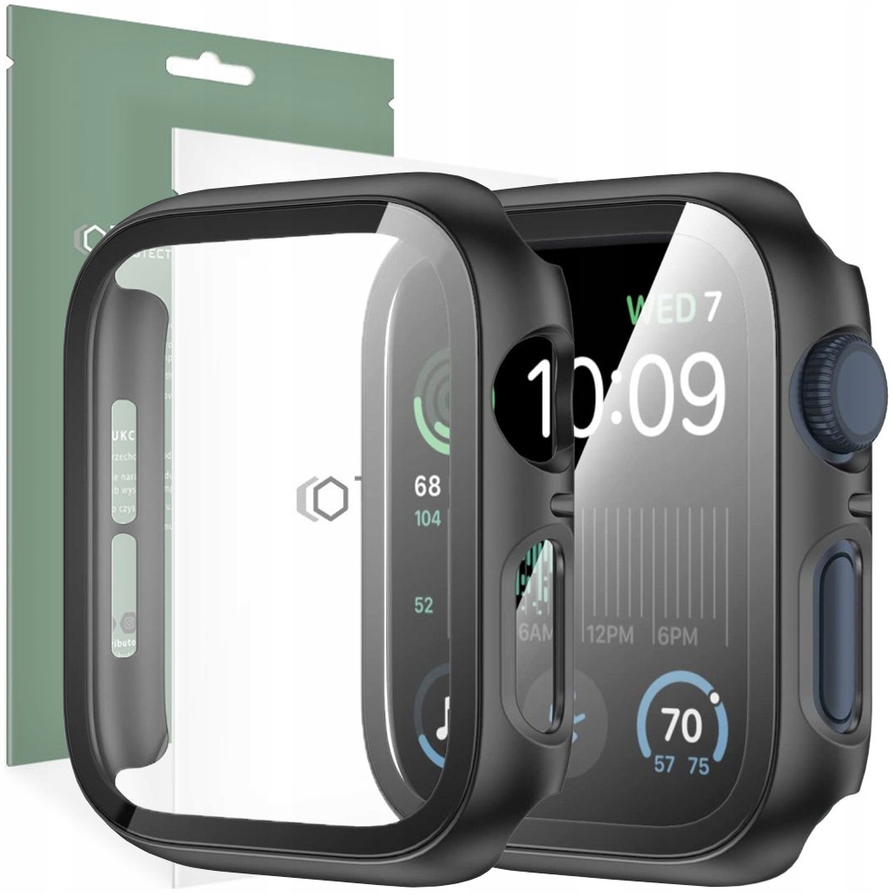Tech-protect DEFENSE360 Etui Do Apple Watch 4 5 6 Se 44MM Z Chroniącej Gumy