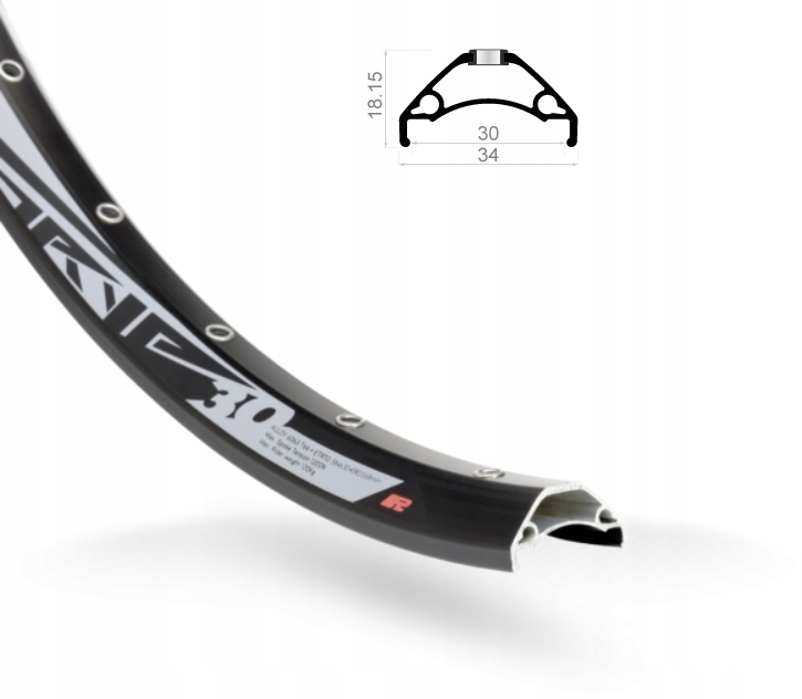 Obręcz 27,5" Rodi Tryp 30 Enduro MTB 32