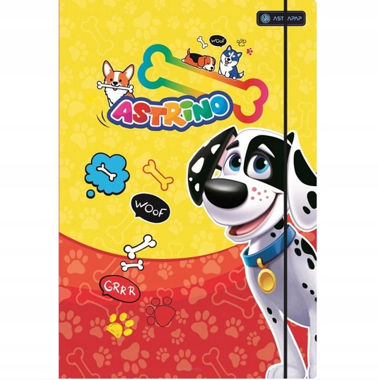 

Teczka szkolna z gumką A4 Astrino dla dzieci