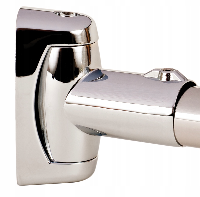 DRĄŻEK PRYSZNICOWY ŁUKOWY TELESKOPOWY 130-230 CM Z KÓŁKAMI Średnica 28 mm