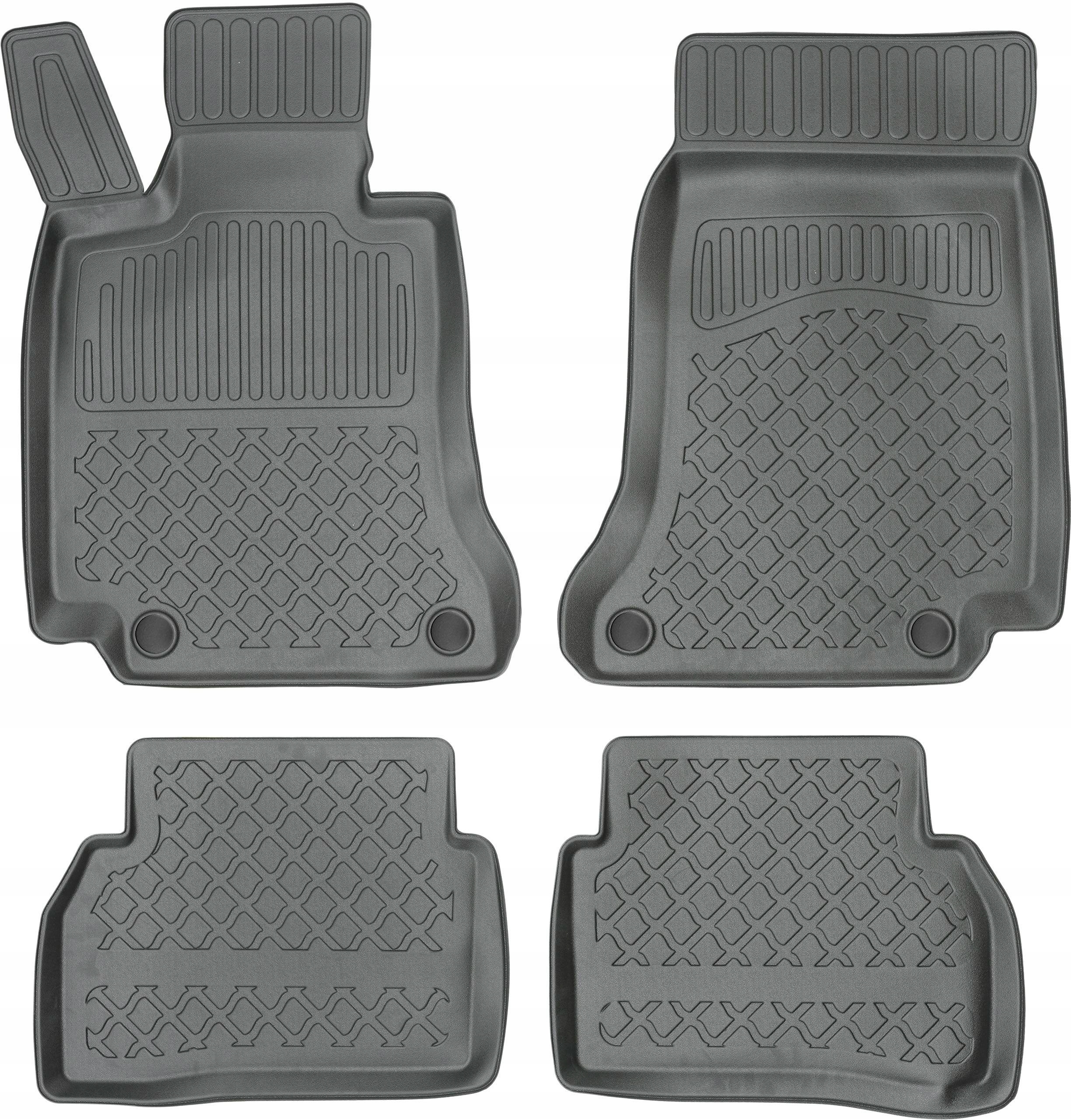 Mercedes C-Klasa W205 2014-2021 Korytkowe dywaniki do auta