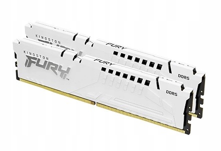 Kingston DIMM DDR5 64GB (Kit of 2) 5600MT/ s CL40 Fury Beast Bílá Xmp…