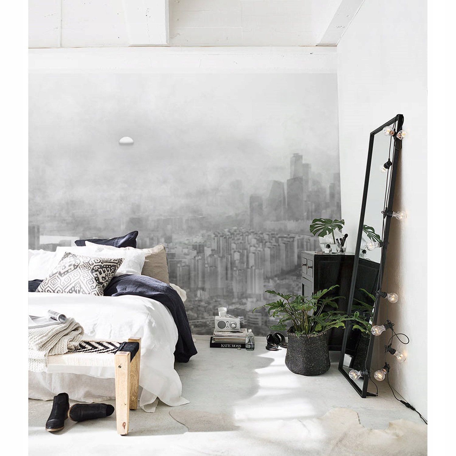 

Fototapeta Piękne czarno-białe miasto 152x104 cm