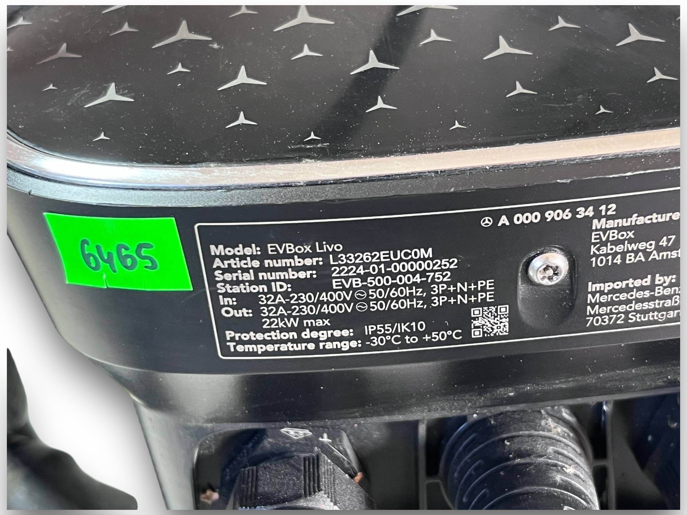WALLBOX STACJA LADUJACA MERCEDES-BENZ EQ A0009063412 !J