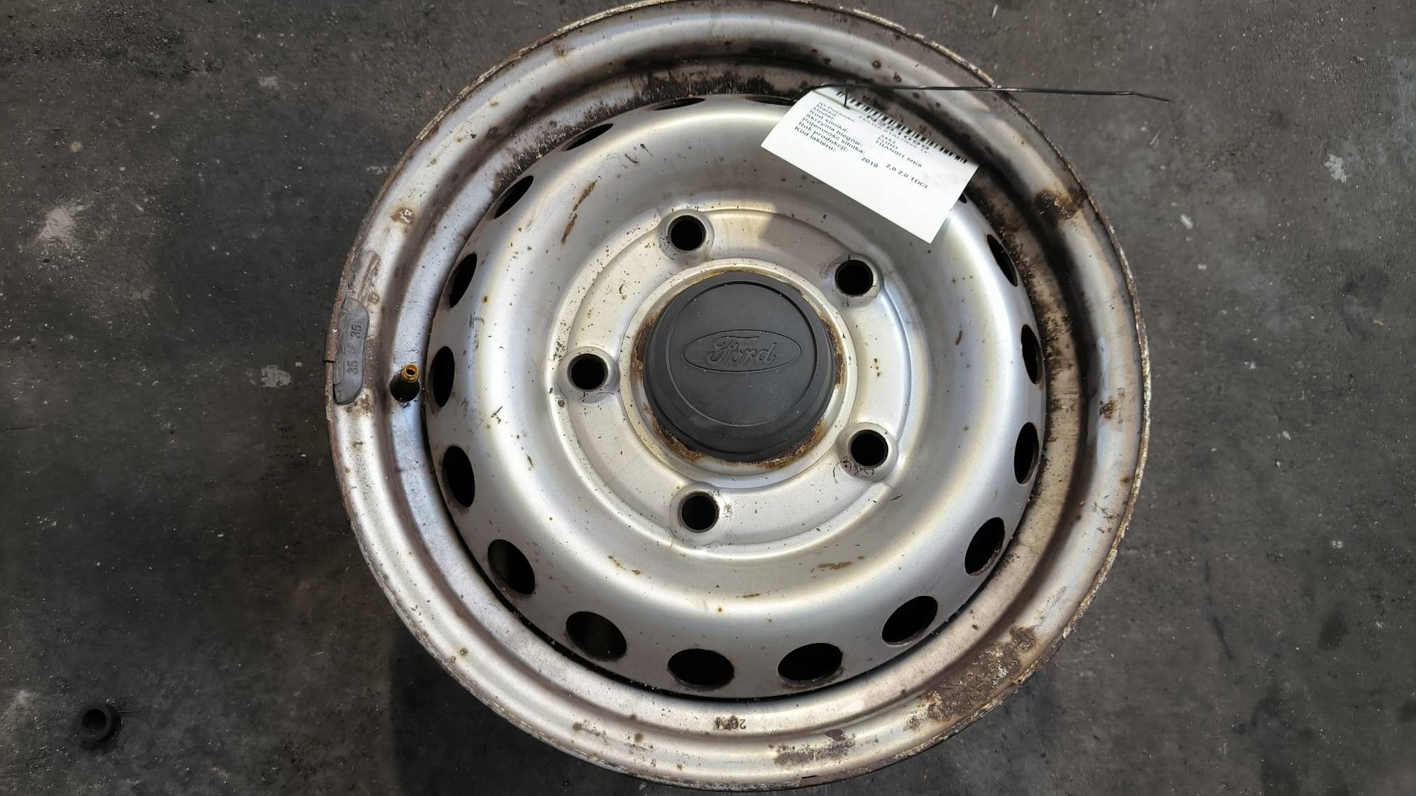 cerchio acciaio 15'' 5X108 FORD TRANSIT MK8