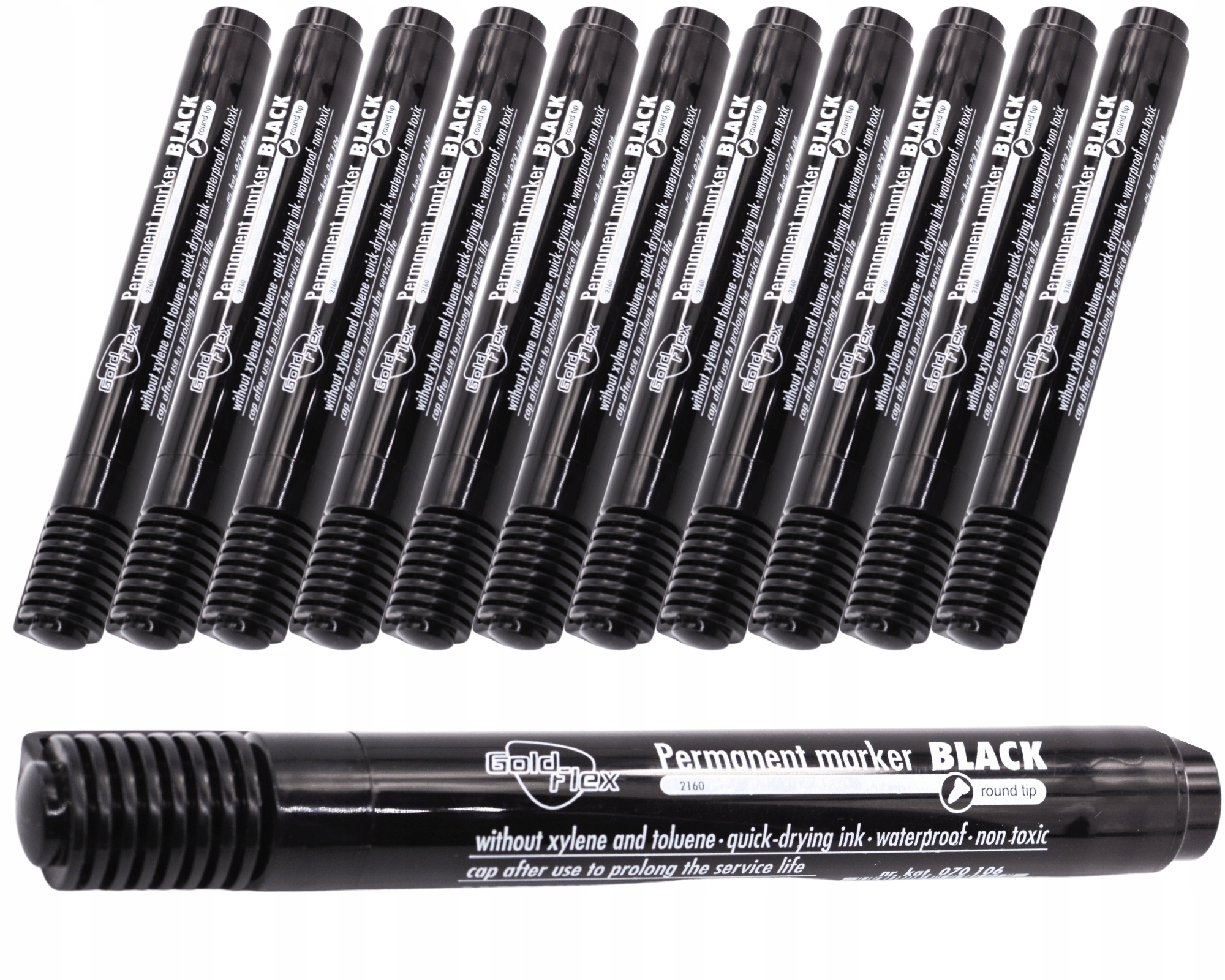 

Marker Wodoodporny Permanentny Pisak Czarny 12 Szt
