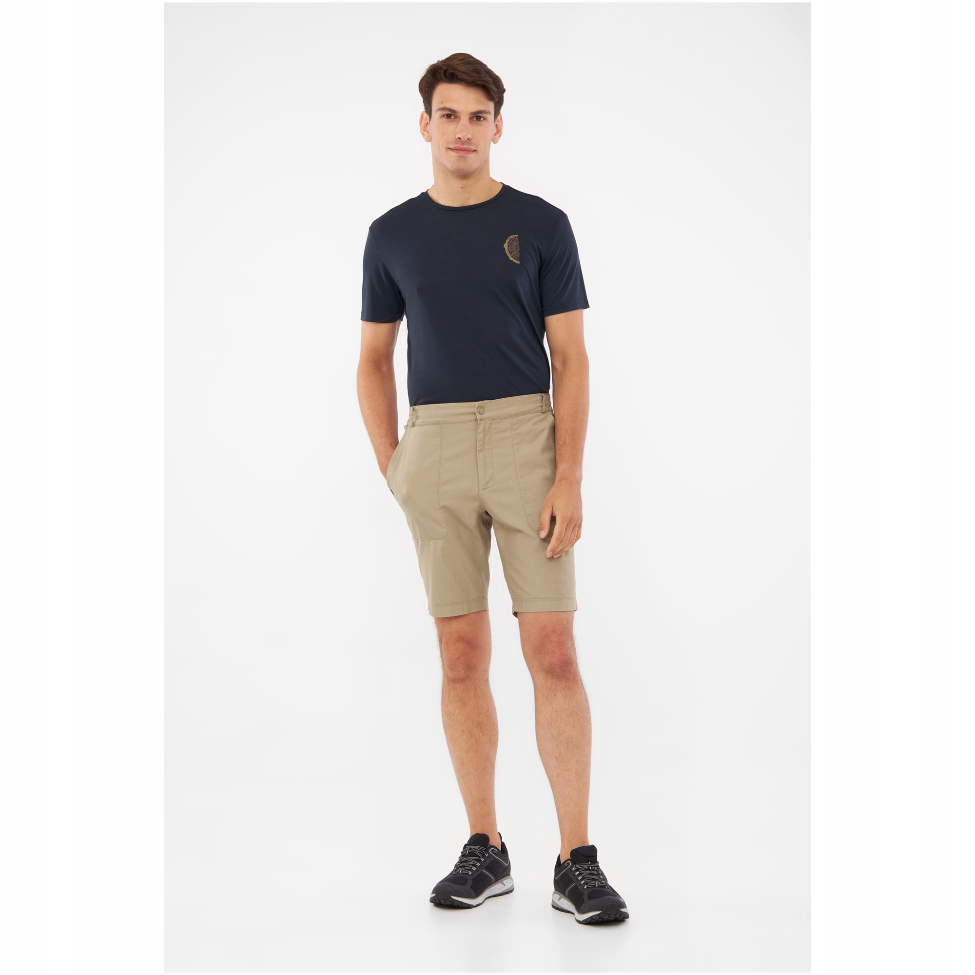 Kraťasy Viking Banao Shorts Bamboo světle hnědé vel. M