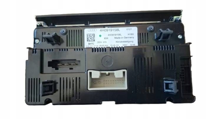 Unite commande clima Arrière AUDI A8 D4 4H0919158L STAN B.DOBRY Z NR VIN