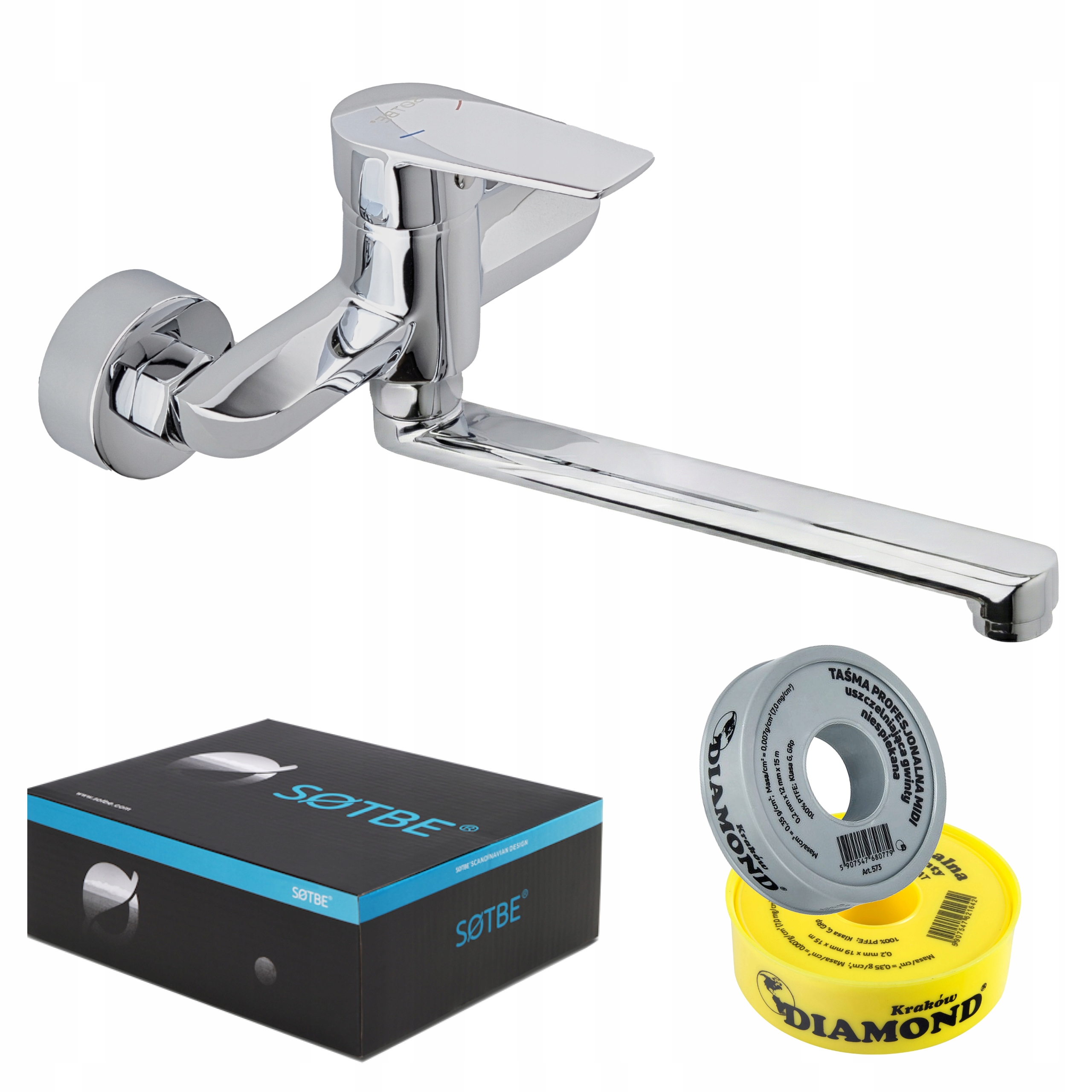 Kuchyňská nástěnná dřezová baterie do kuchyňského dřezu Polska Sotbe