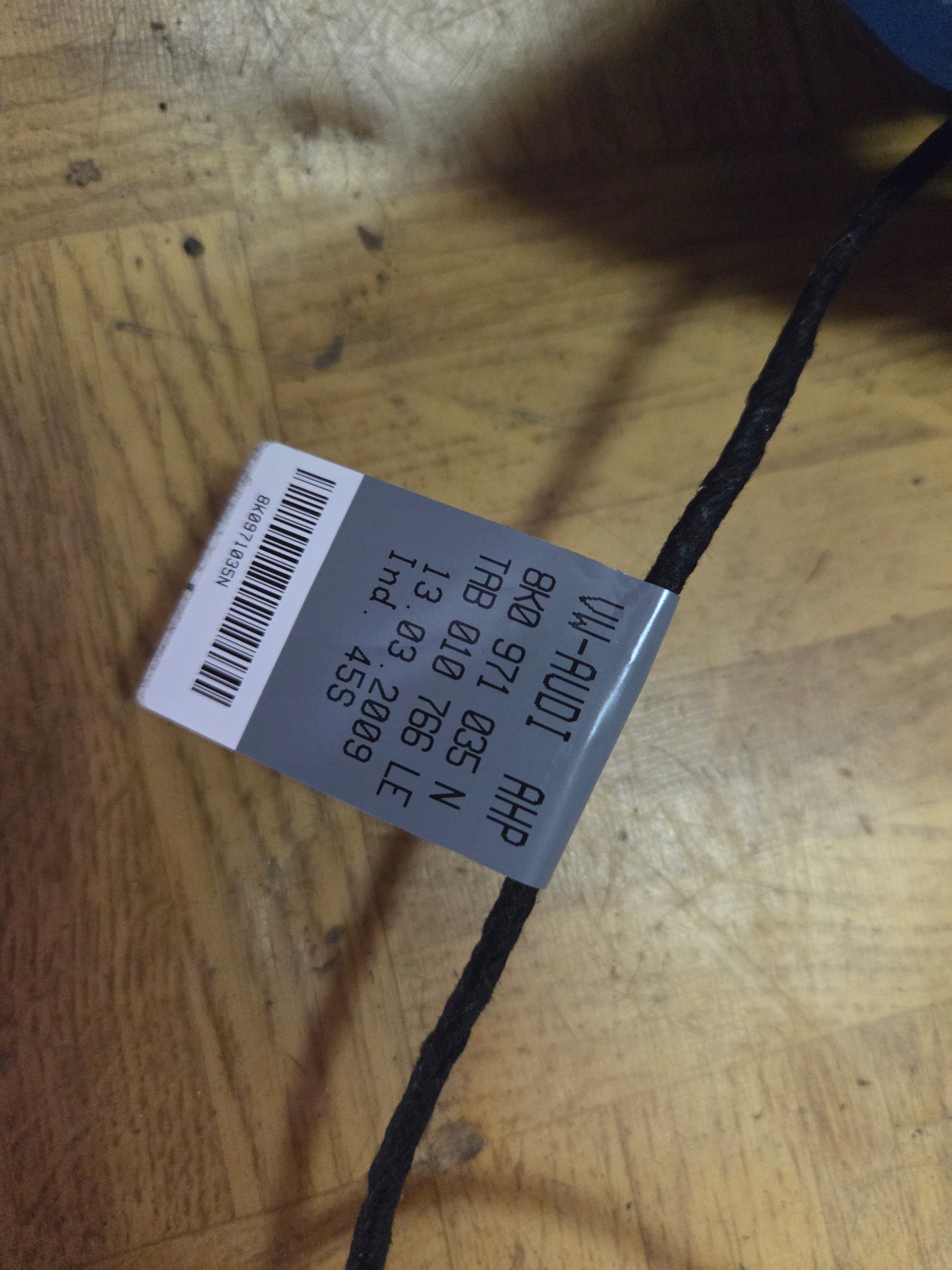 bundle wiring door audi a4 b8 A5 8t 8K0971035N
