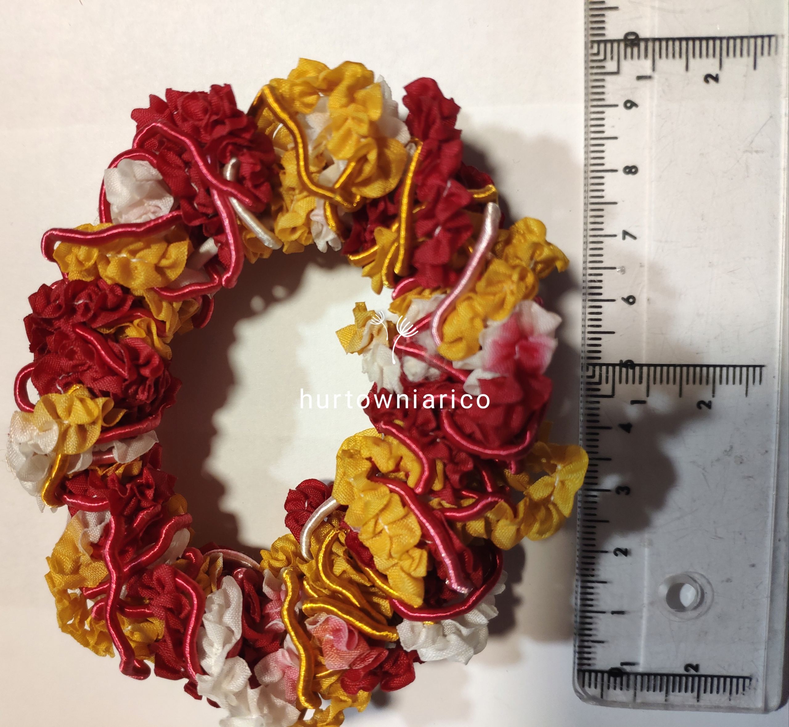 GUMKA DO WŁOSÓW PLECIONKA DUŻA 4 SZTUKI Marka Inna marka