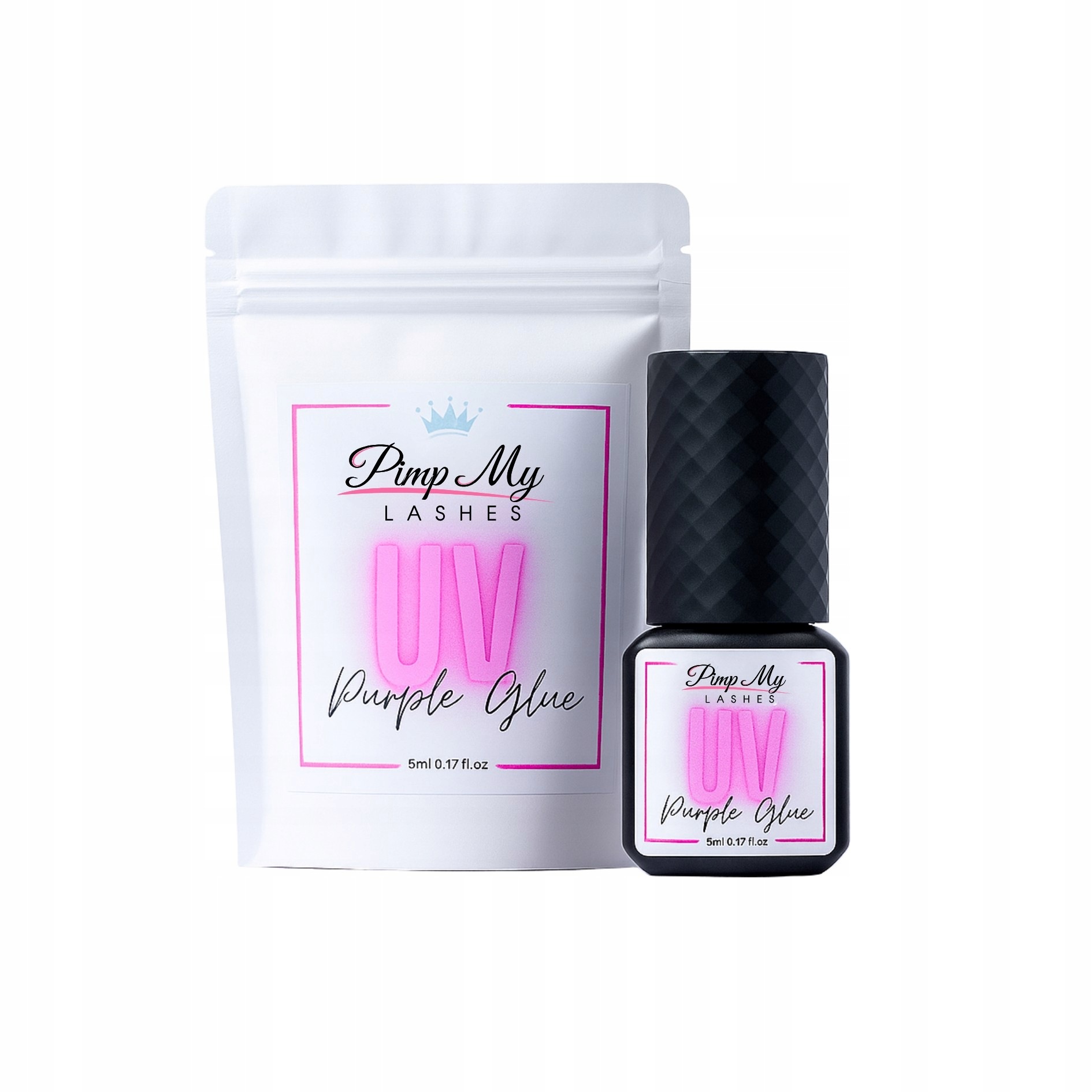 Uv Purple Glue – Profesionální lepidlo na prodlužování řas Uv 5 ml Pimp My
