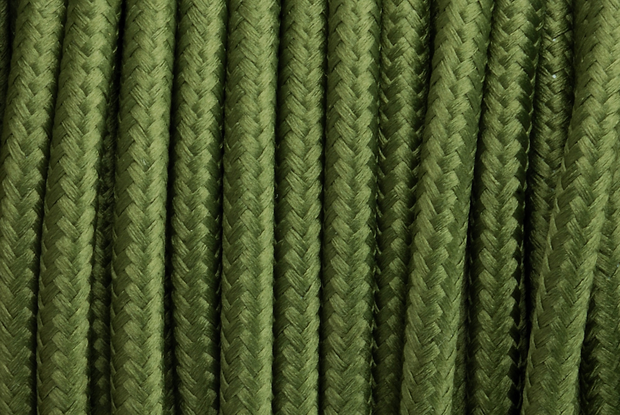 

przewód w oplocie zieleń moro loft retro pająk