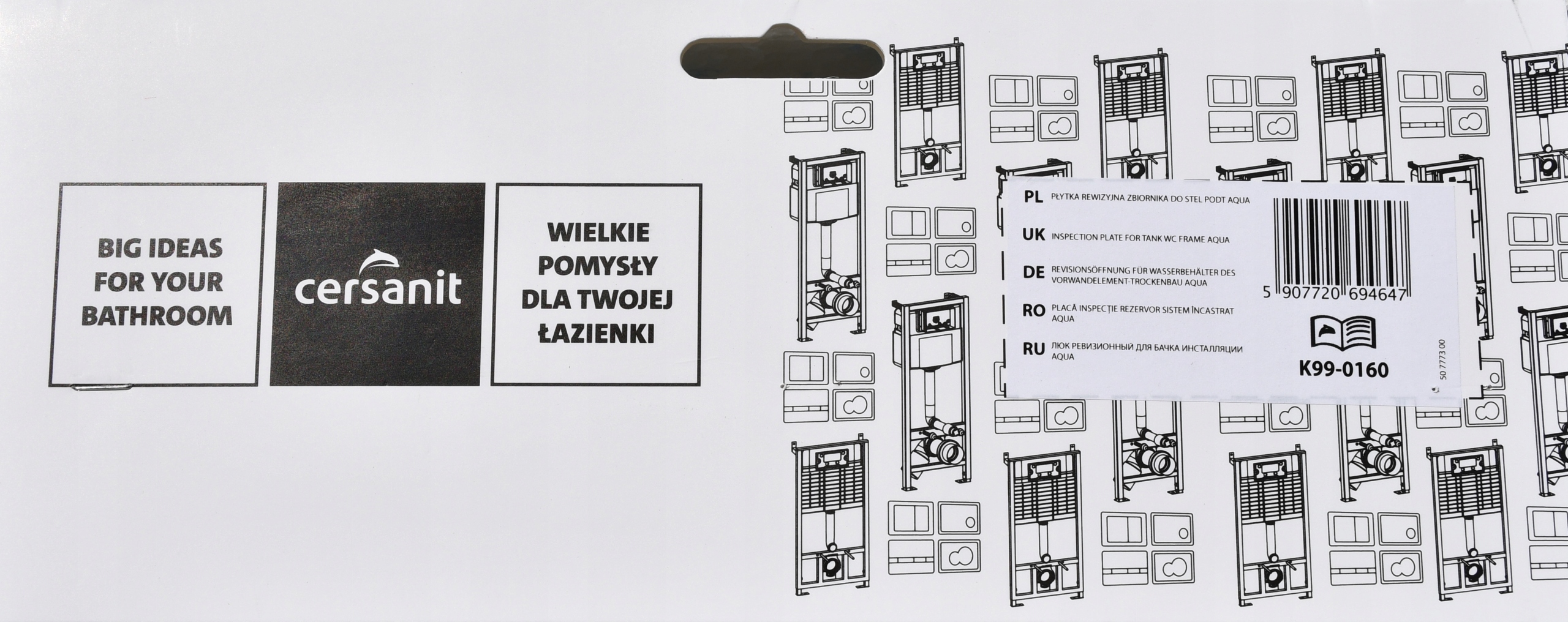 RÁM CERSANIT CERSANIT K99-0160 AQUA 24h KÓD VÝROBCU K99-0160