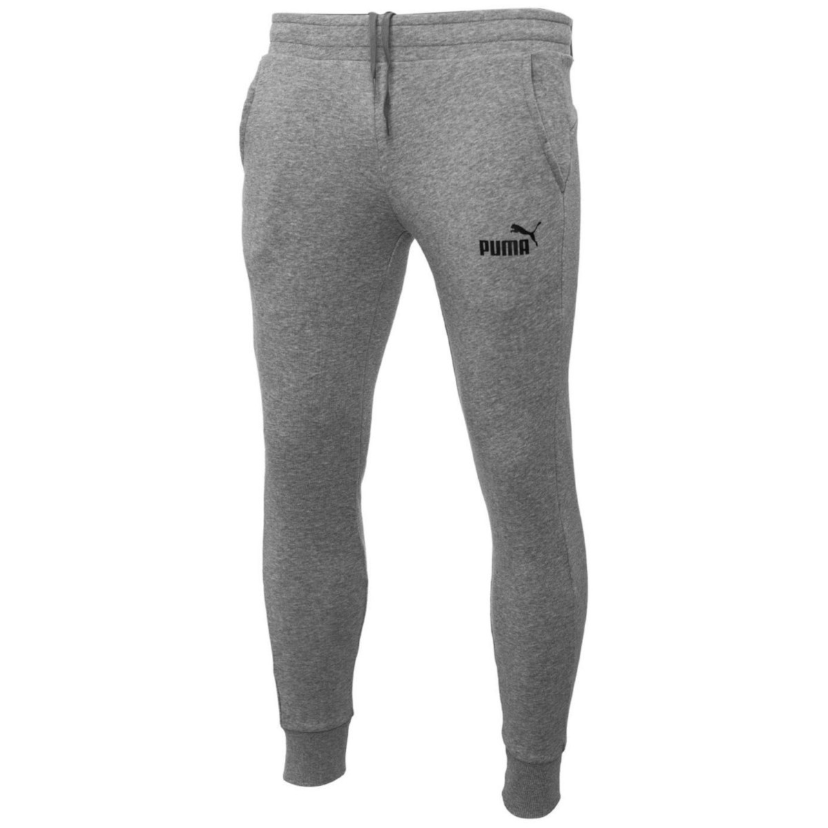 Pánské kalhoty Puma 58674903 Ess Slim Tr Šedé 2XL