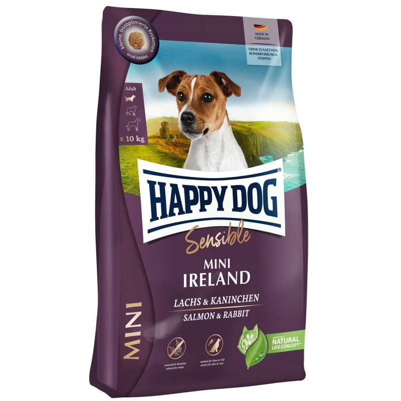 Happy Dog Sensible Mini Ireland – łosoś i królik