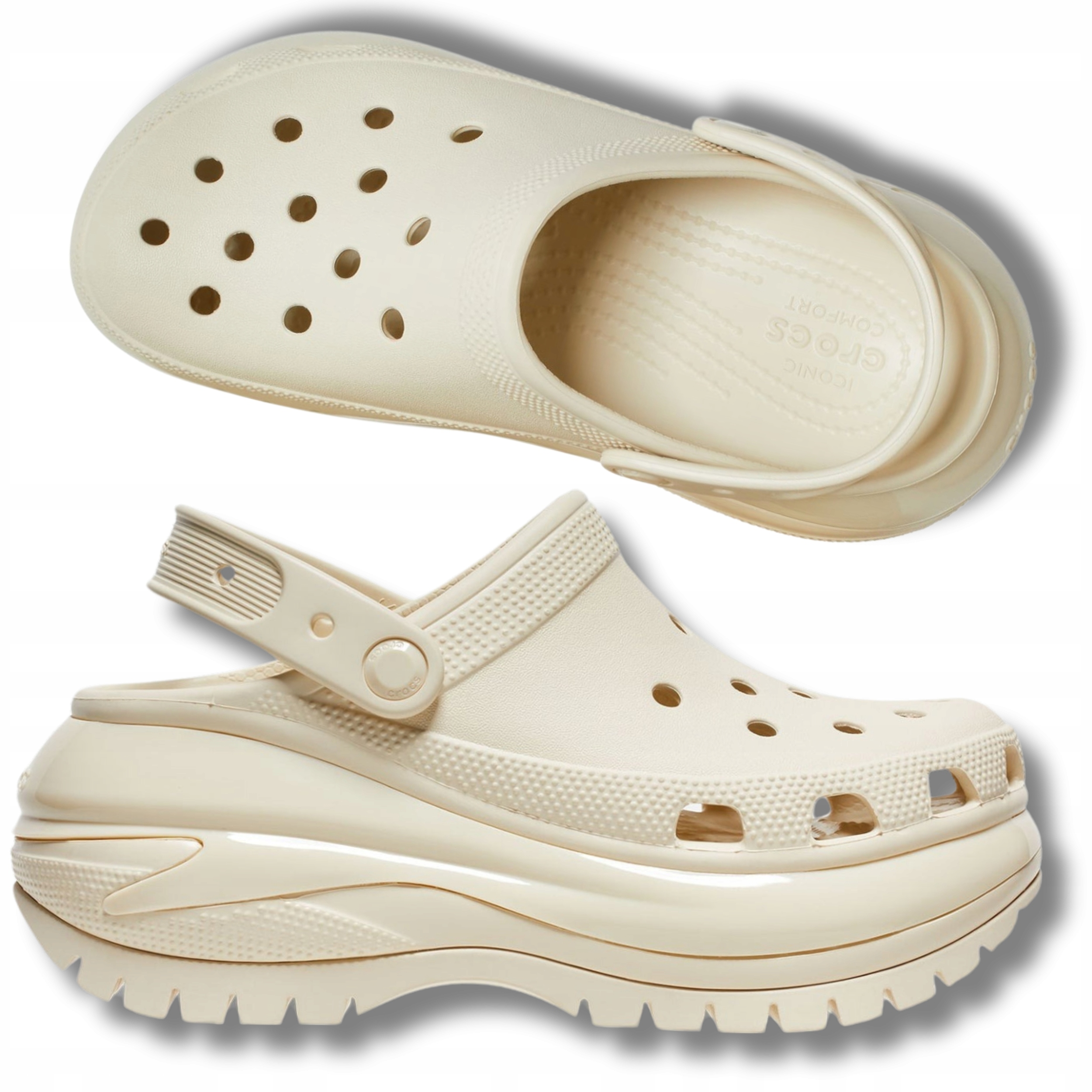 Dámské Nazouváky Crocs Crush Chodítka Na Platformě Originální 38,5 W8