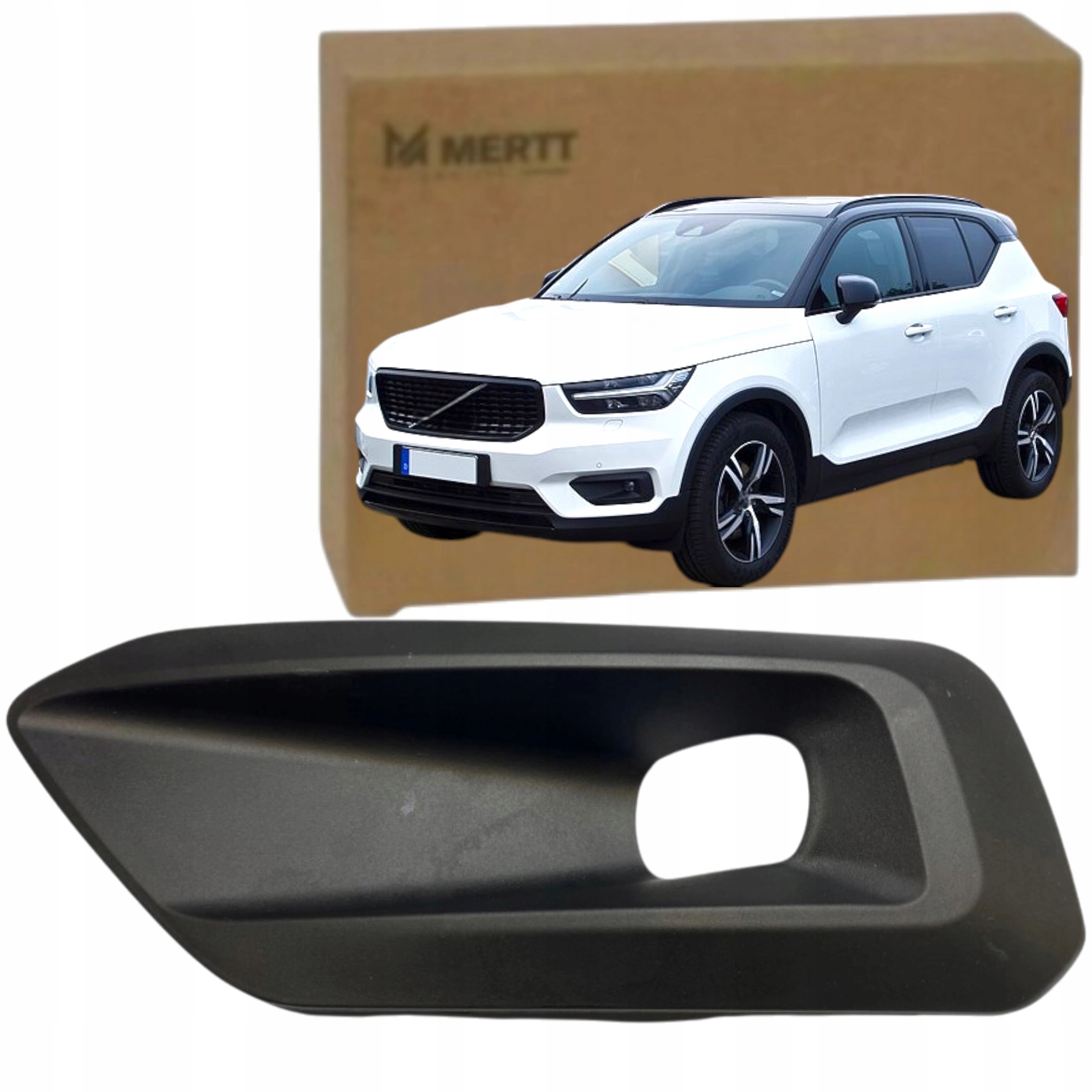 Mřížka Levá atrapa nárazníku krytka halogen Volvo XC40 2017-2022 31449343