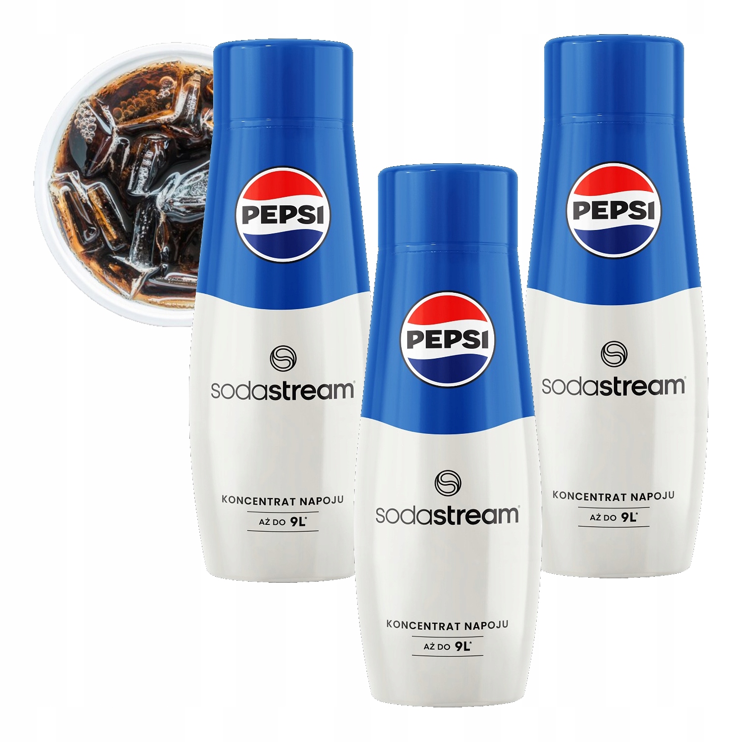 Syrop koncentrat do wody SodaStream Pepsi 3x440 ml