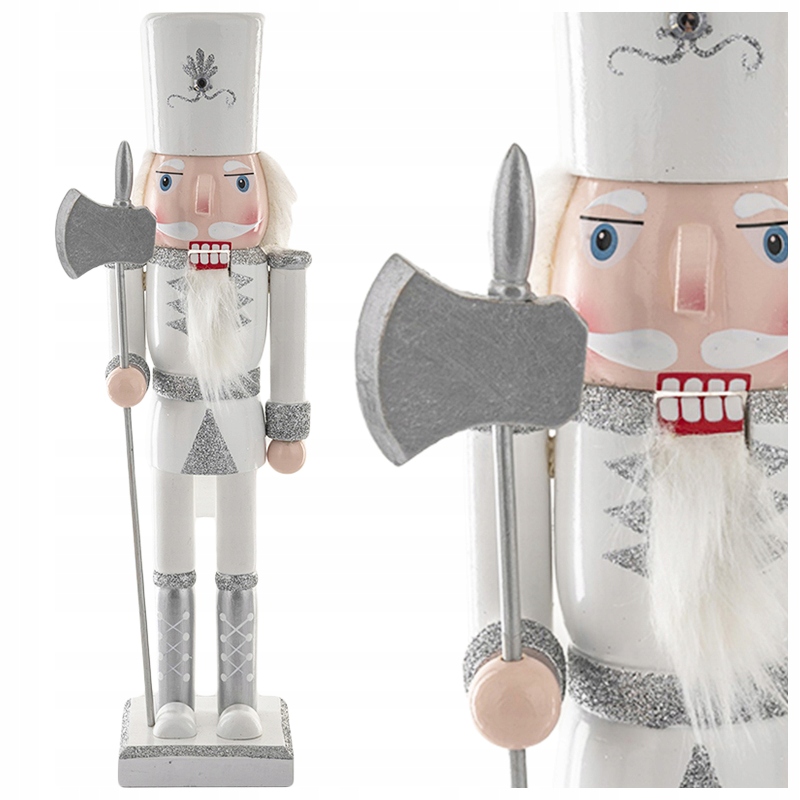 

Duzy dziadek do orzechów figurka drewniana 36 cm