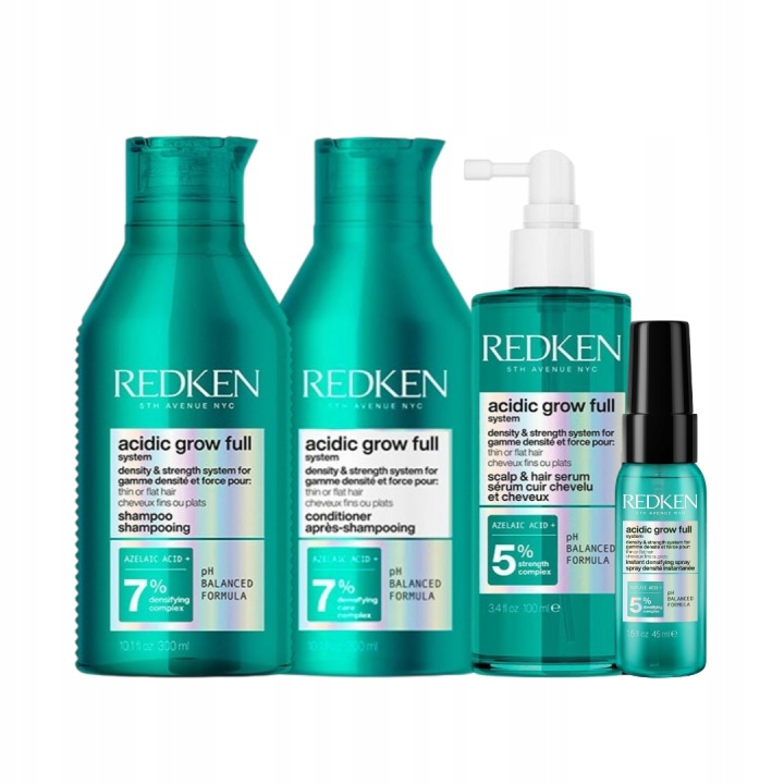 Redken Sada Acidic Grow posilující šampon – kondicionér pro sérum na vlasy