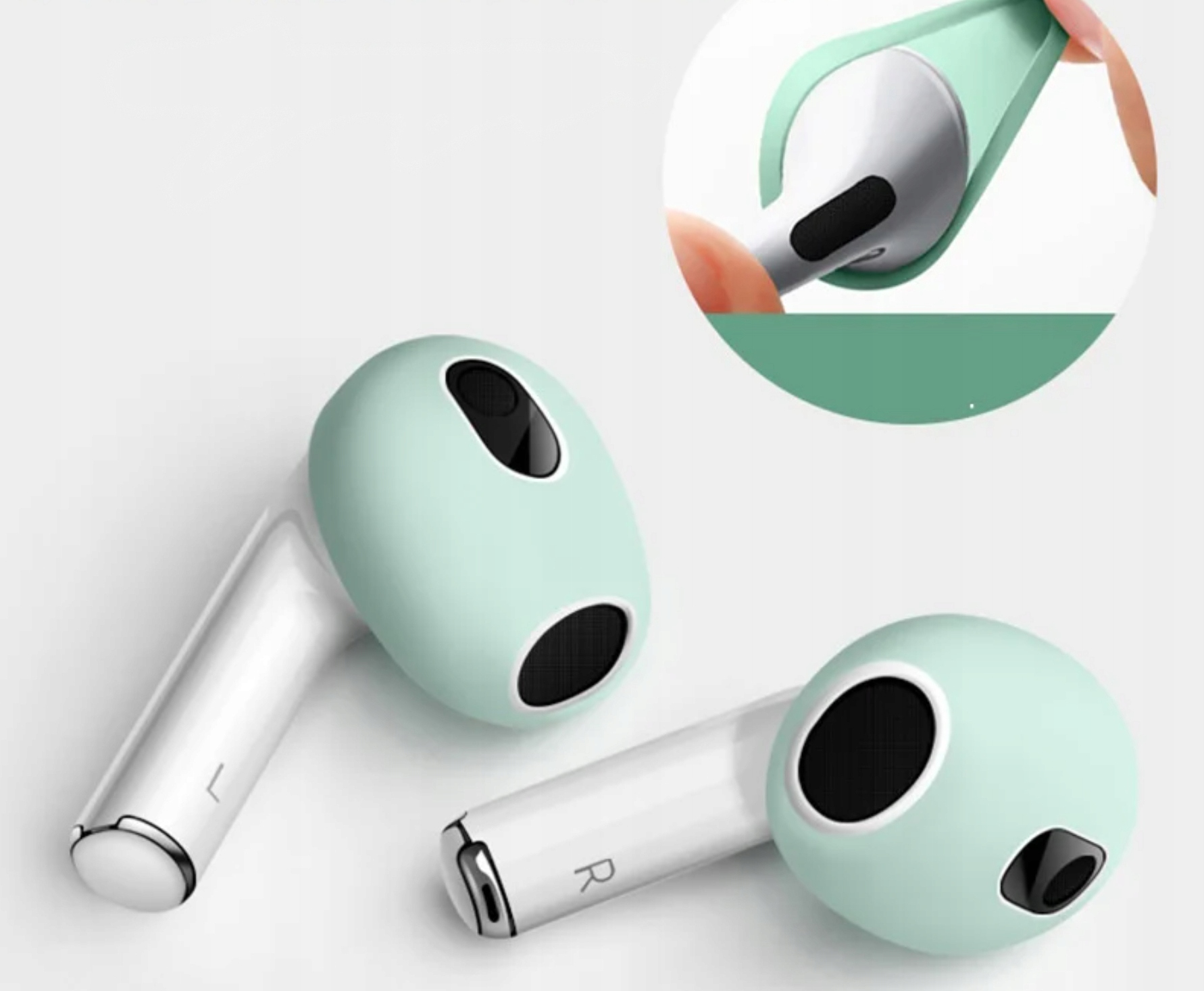 SILIKONOWE NAKŁADKI GUMKI WKŁADKI DO NA SŁUCHAWKI APPLE AIRPODS 3 Typ inny