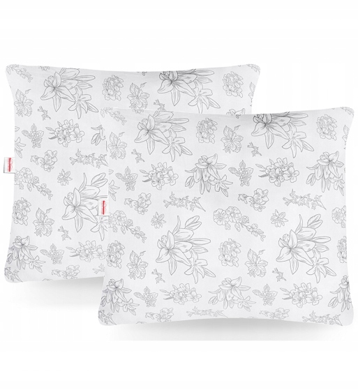 Polštář 50X60 antialergický vzor 2-pack, sada 2 kusů vysoká
