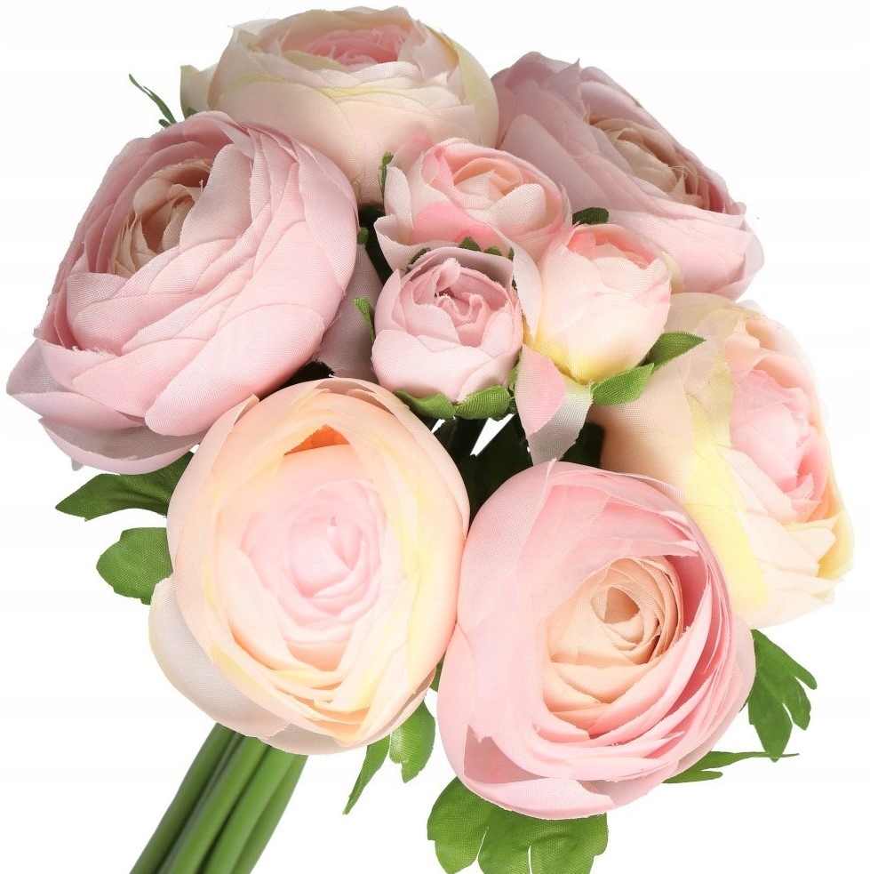 

Peonia Piwonia Bukiet Sztuczne Kwiaty 24 CM 9 Gał