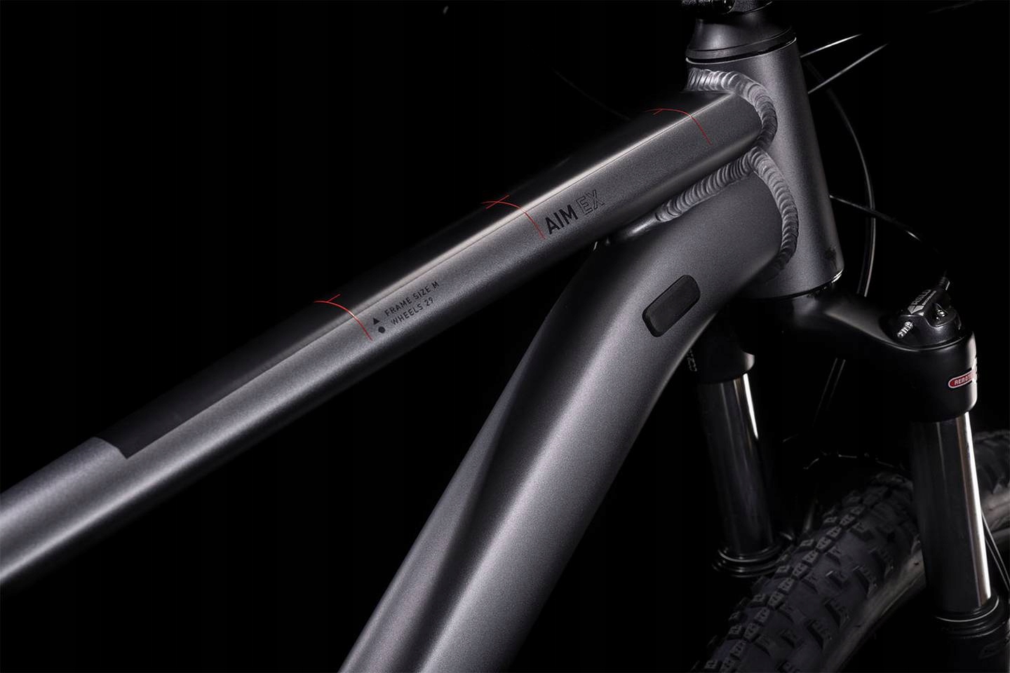 Rower MTB Cube AIM EX grey red 22''/XL WYPRZEDAŻ Model Aim EX