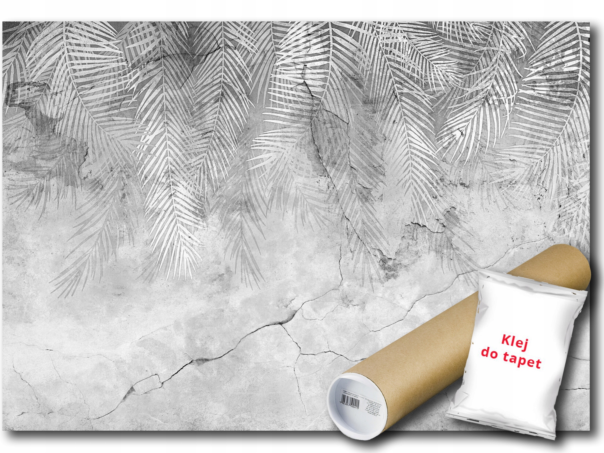 Fototapeta Vliesová Listy Palma Beton 368x254