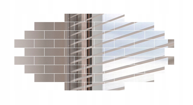 

Lustro dekoracyjne cegła 139,5x67 cm LS-96