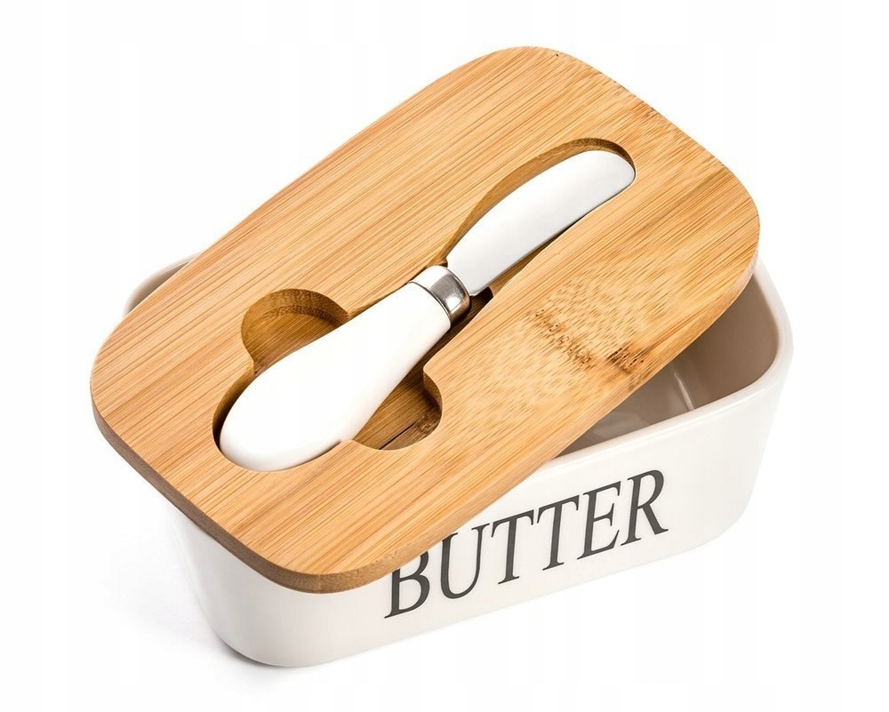 

Ceramiczna Maselniczka Z Nożem do masła butter