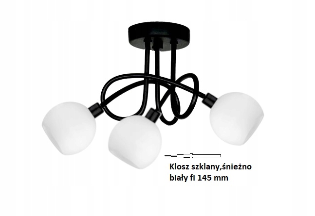 LAMPA SUFITOWA DO SALONU NAD STÓŁ DORA 6-102 LED Zasilanie sieciowe