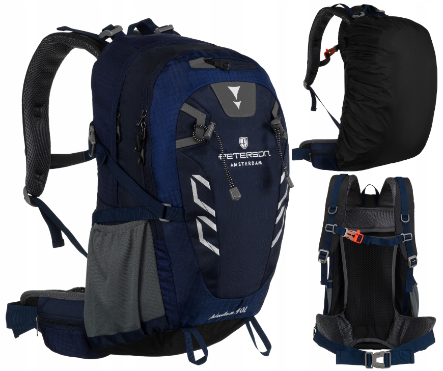 Batoh Do Hor 40 L Pánský Dámský Silný Granátový