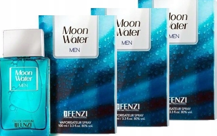 JFenzi Moon Water Men 100 ml Edp 3 kusy Dárek