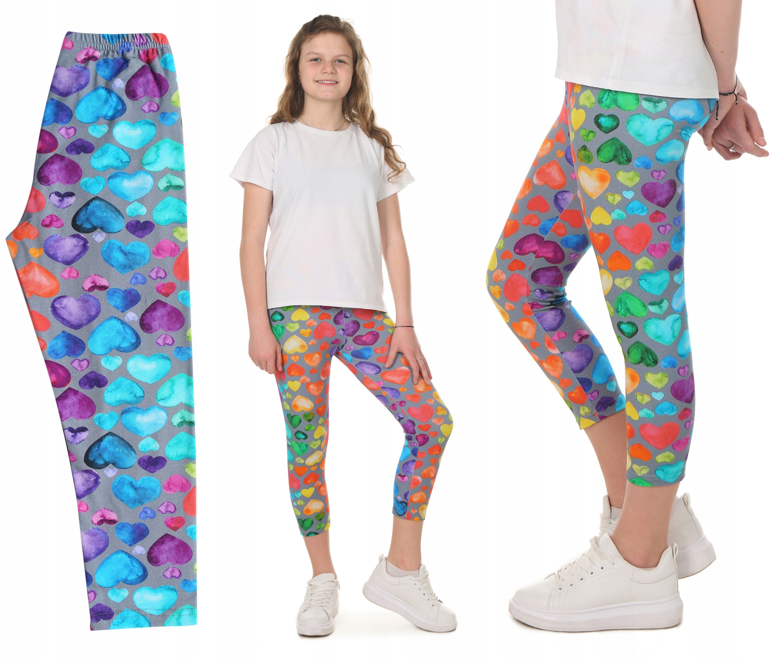 

Legginsy rybaczki Getry 3/4 Druk Cyfr. 164 Prod.PL