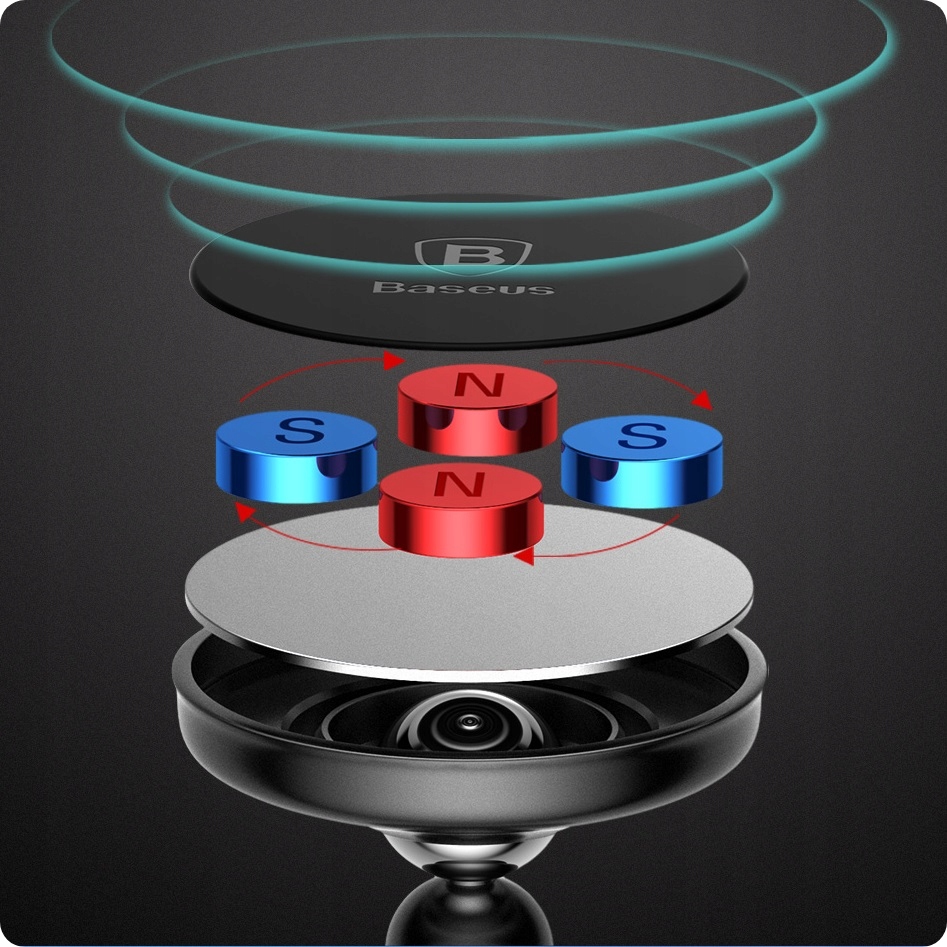 BASEUS MAGNETYCZNY UCHWYT SAMOCHODOWY DO TELEFONU NA KOKPIT REGULOWANY Kod producenta SUYZD-01