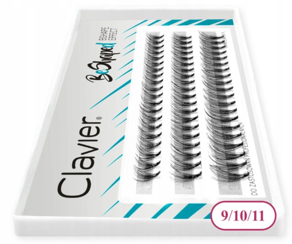 

Clavier BeShaped rzęsy kępki typu B MIX 9/10/11