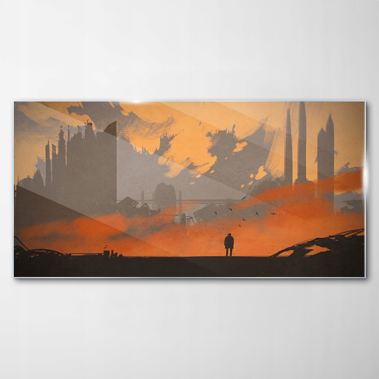Skleněný obraz Dekor Architektura Krajina 140x70