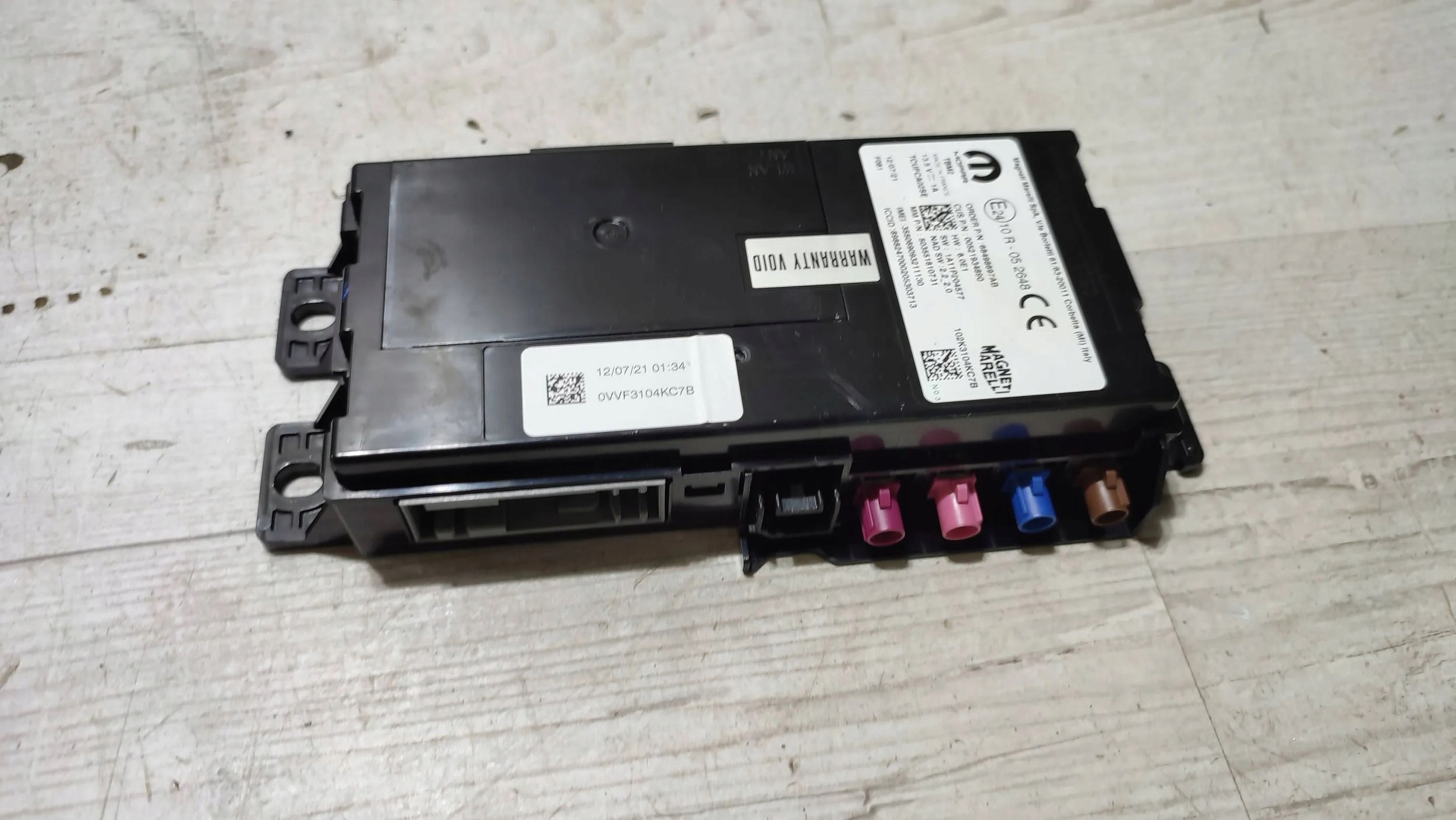 Alfa Romeo Stelvio 2021 computer module control unit