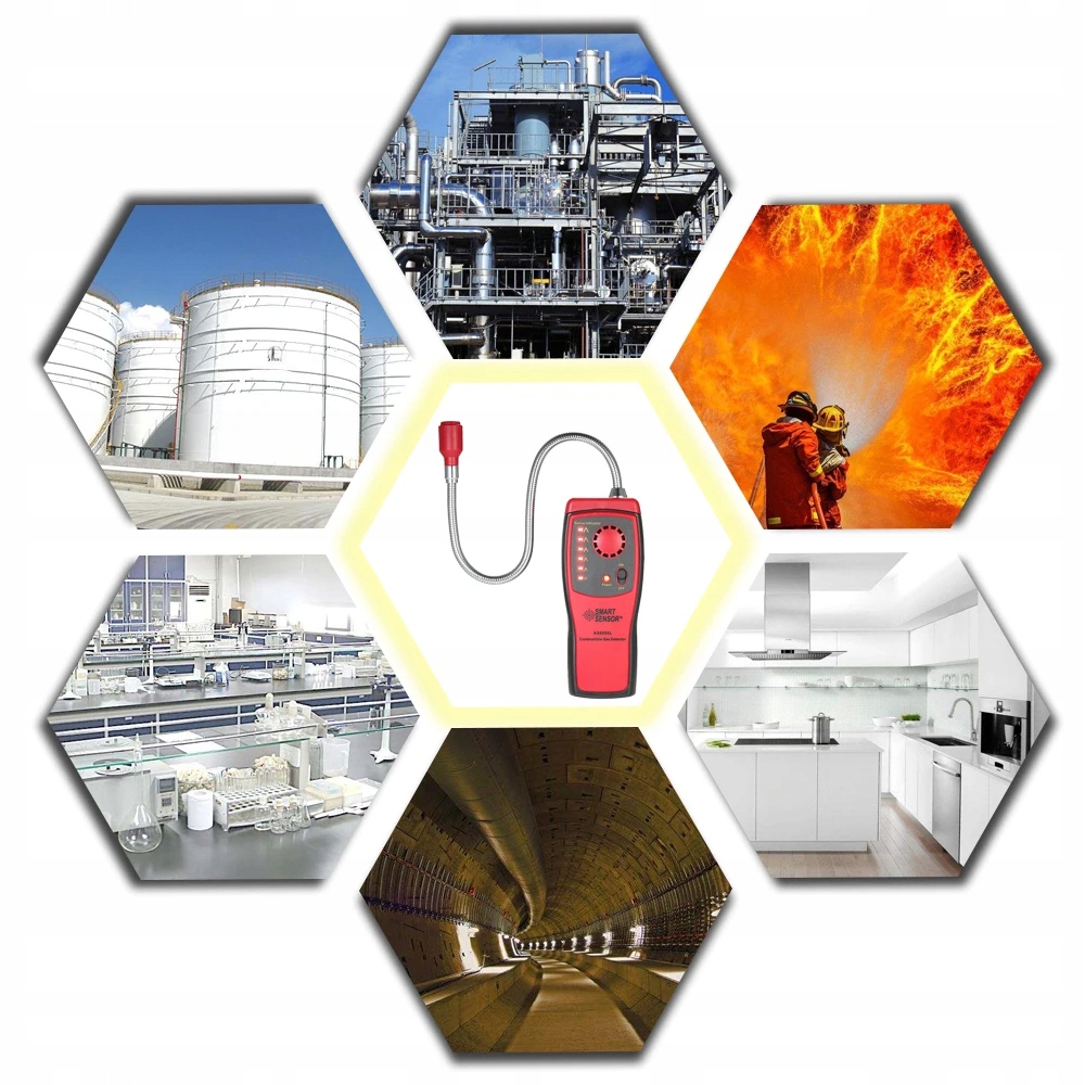 DETEKTOR GAZU ZIEMNEGO LPG CZUJNIK WYCIEKU PROPAN BUTAN WYKRYWACZ SONDA Kod producenta TL22536